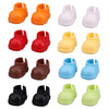 8 Pair 17cm Doll Shoes - Fashionable Mini Boots for 6.7in Dolls, Assorted Colors, PVC Material,Doll Accessories