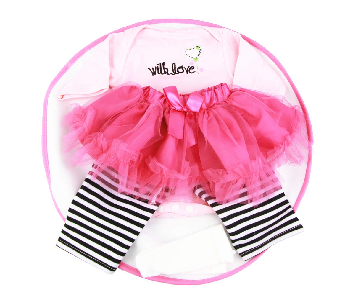 Reborn Dolls Girl Clothes 22 inch 55cm for Reborn Baby Girl Clothing 22-23 inch 0-3 Months Accessories
