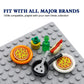 City Food Accessories - Building Block Friends Animals Bricks, People House Kitchen Farm Restaurant MOC Pieces Parts, Classic Party Favors Toys
