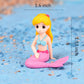 8 Pcs Mermaid Miniature Figurines Mermaid Toy Figure Collection Playset Doll Cake Toppers Birthday DIY Cake Decoration Wedding Party Supplies