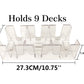 Yuanhe 9 Deck Clear Canasta Playing Card Tray