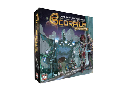 AEG Alderac Entertainment Group (AEG) Scorpius Freighter, Board Game, Smuggle Goods and Passengers, Gain Wealth, Avoid The Authorities, 2-4 Players
