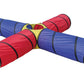 POCO DIVO 4-Way Tunnel Pop-up Fun Junction Set 8 Feet Toy Tent Kids Play Tube