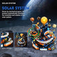 kececo Solar System Sci-Fi Globe Planet Building Blocks Toy, STEM Aerospace Educational Series, Creative Desktop Ornament Model, High-Difficulty