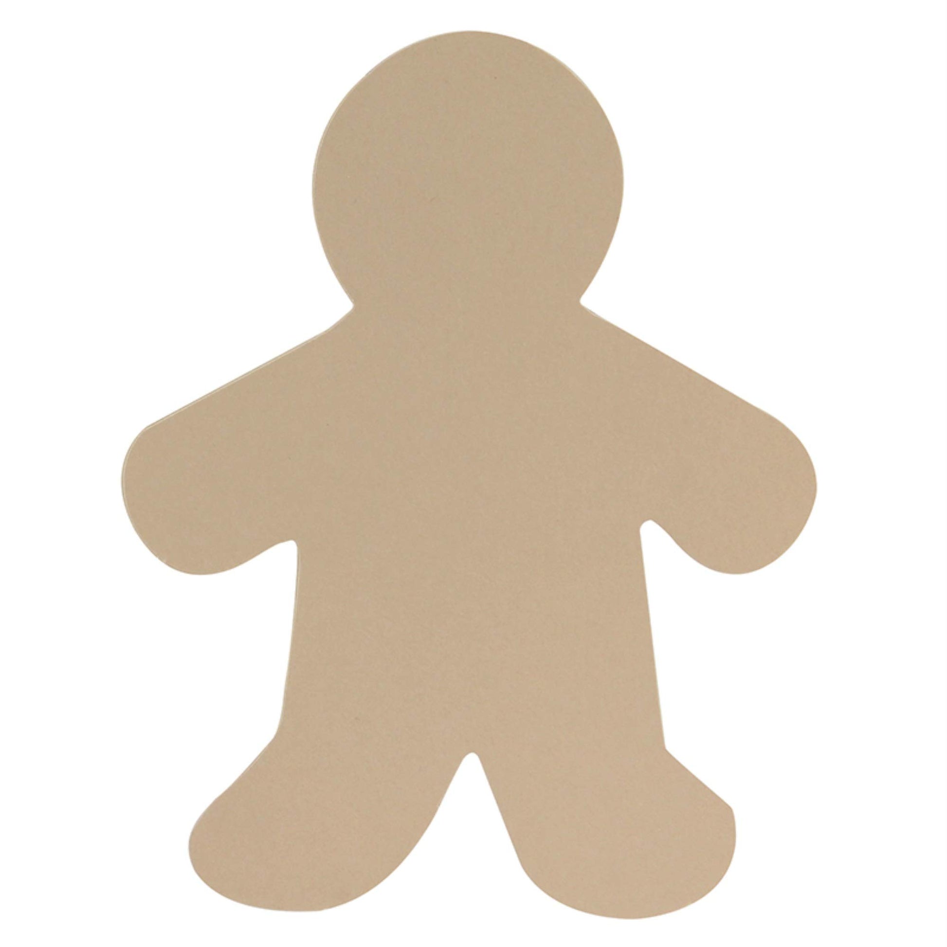 Hygloss Products Kid Shape Cuts Outs - Assorted Multi-Cultural Paper - 16", 25 Pack (68253)