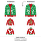 Big Dot of Happiness Ugly Sweater - Holiday and Christmas Party Centerpiece Sticks - Table Toppers - Set of 15
