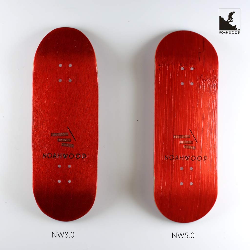 NOAHWOOD Wooden PRO Fingerboards NW8.0 360flip King of Finger (Black Maple, 100x34mm Deck)