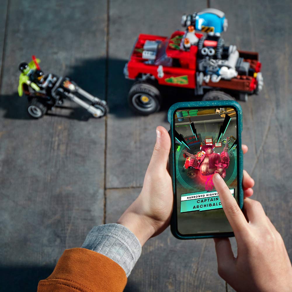 LEGO Hidden Side El Fuego’s Stunt Truck 70421 Building Kit, Ghost Playset for 8+ Year Old Boys and Girls, Interactive Augmented Reality Playset (428