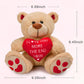 CaseTank Valentines Day Gifts for Her Kids: 10 Inches Teddy Bear Funny Cute Stuffed Animal Plush Present, Valentines Day Birthday Gifts for Him Women