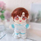 niannyyhouse Doll Dressup 7.8in/20cm Plush Doll Clothes Blue Dog Suit Stuffed Figures Toys Accessories