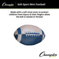 Champion Sports Soft Foam Mini Football, Blue/White, 8"