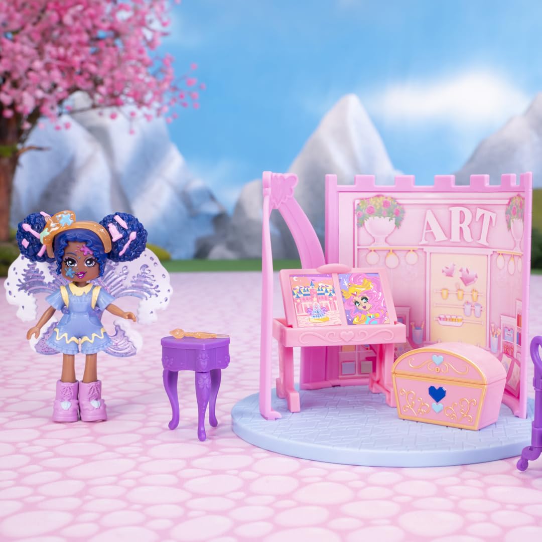 Royale High Art Class Playset - 1 Doll, 6 Accessories - 1 Surprise Water Reveal - Fits Inside Castle Playset - Virtual Item Code Included - Ages 5+
