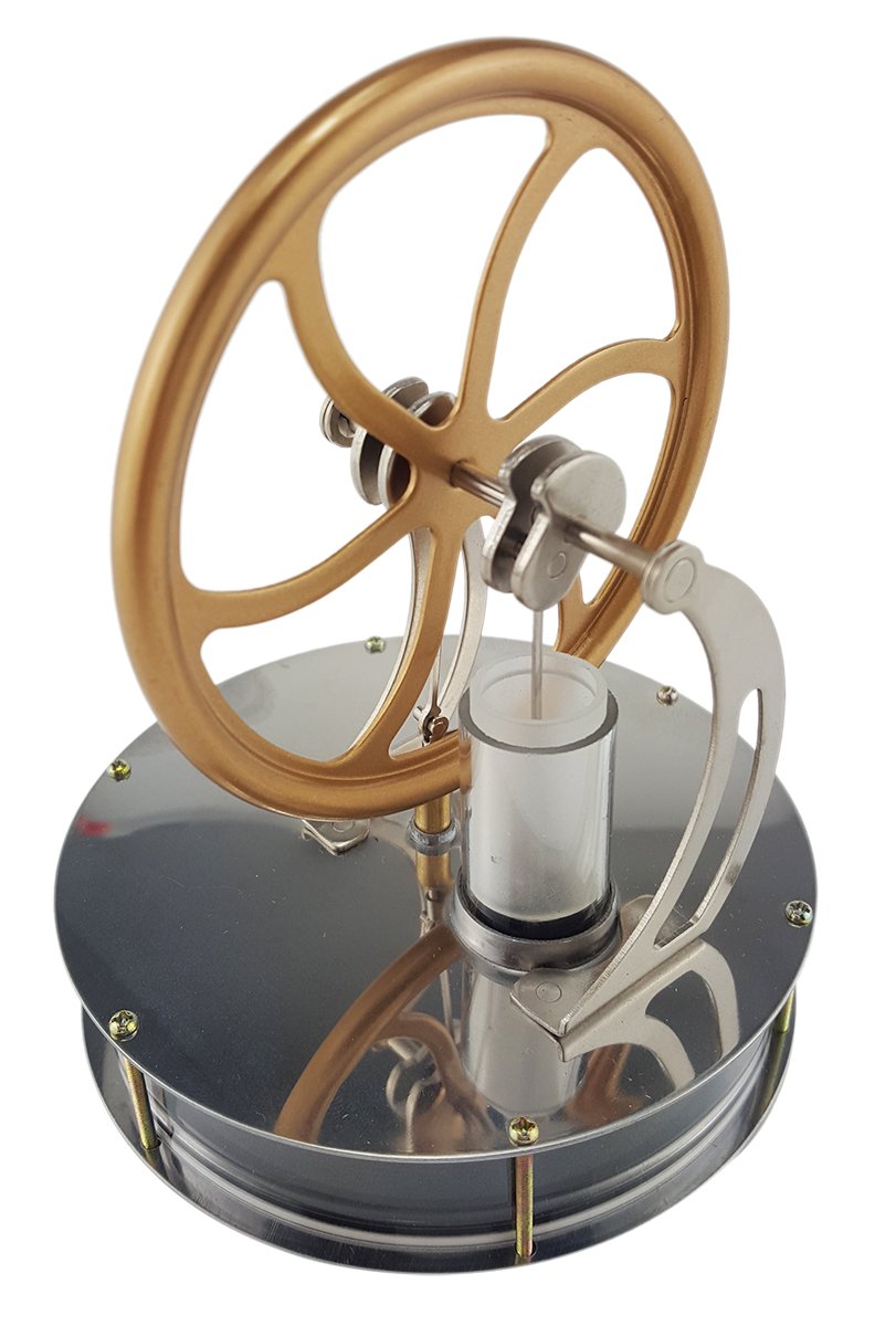 Low Temperature Stainless Steel Stirling Engine Generator for Education