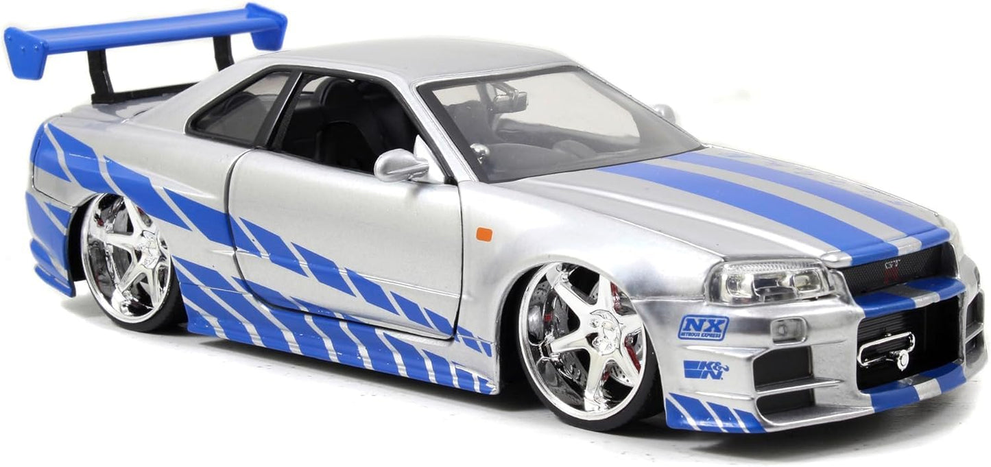 Jada Toys - 97158 - Nissan Skyline GTR R34 - Fast and Furious - 1:24 Scale