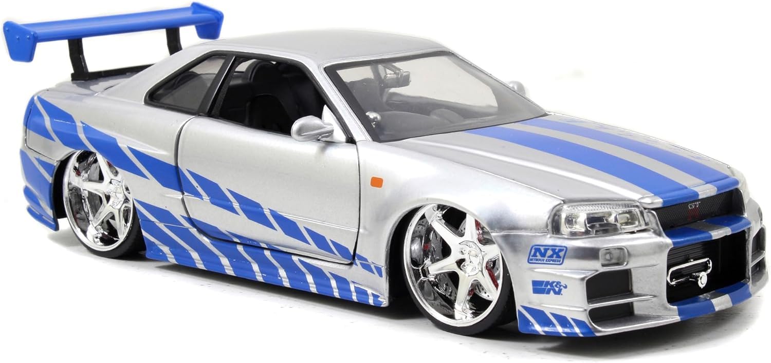 Jada Toys - 97158 - Nissan Skyline GTR R34 - Fast and Furious - 1:24 Scale