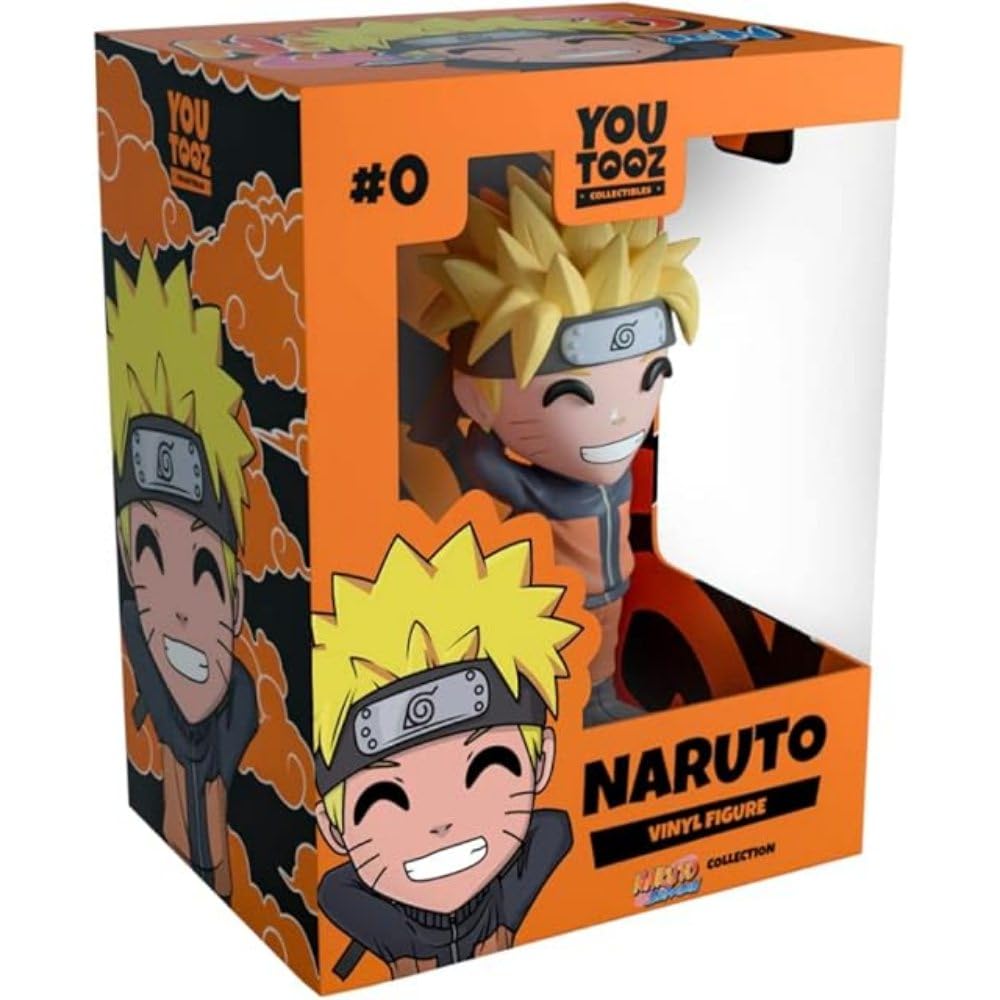 You Tooz Naruto 4.9'' Inch Vinyl Figure, Collectible Uzamaki From Anime by Naruto Collection, Black, Yellow, Small