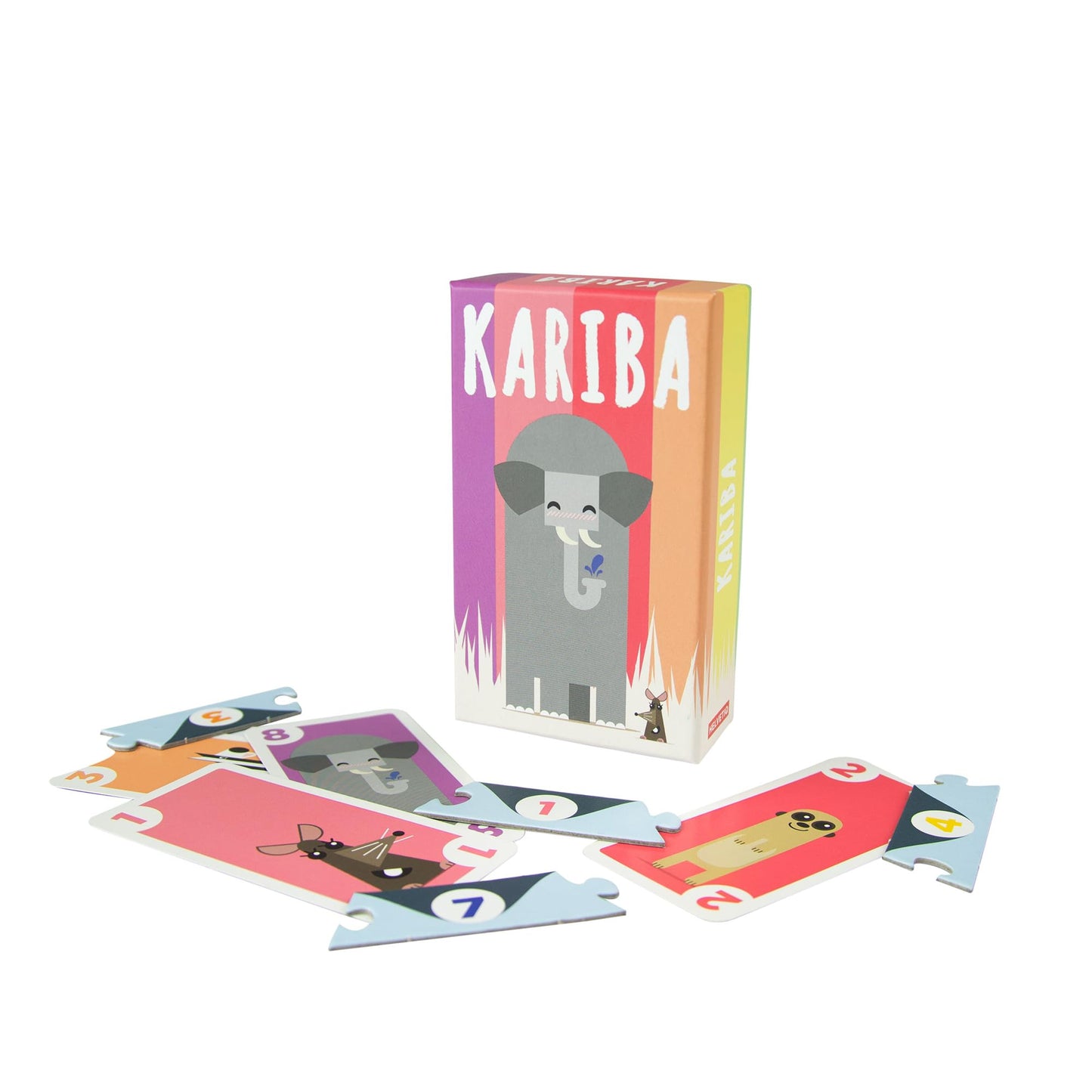 Kariba Card Game - Survival of The Fittest in The African Savanna! Fast-Paced Strategy Game for Kids & Adults, Fun for Family Game Night Ages 6+, 2-4