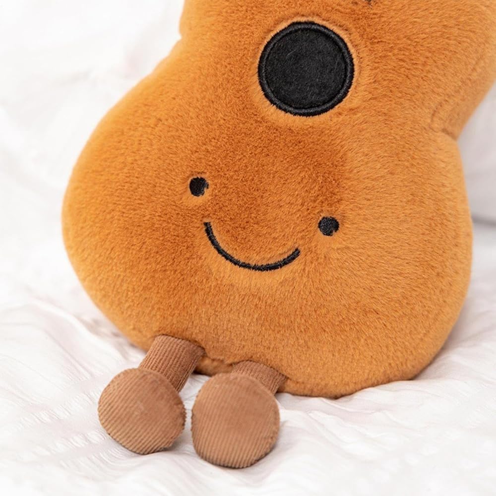 15inch Rock Star Guitar Plush Toy - Soft Stuffed Musical Instrument Throw Pillow, Cute Music-Themed Decor for Home, Bedroom, Festival Gift (Guitar