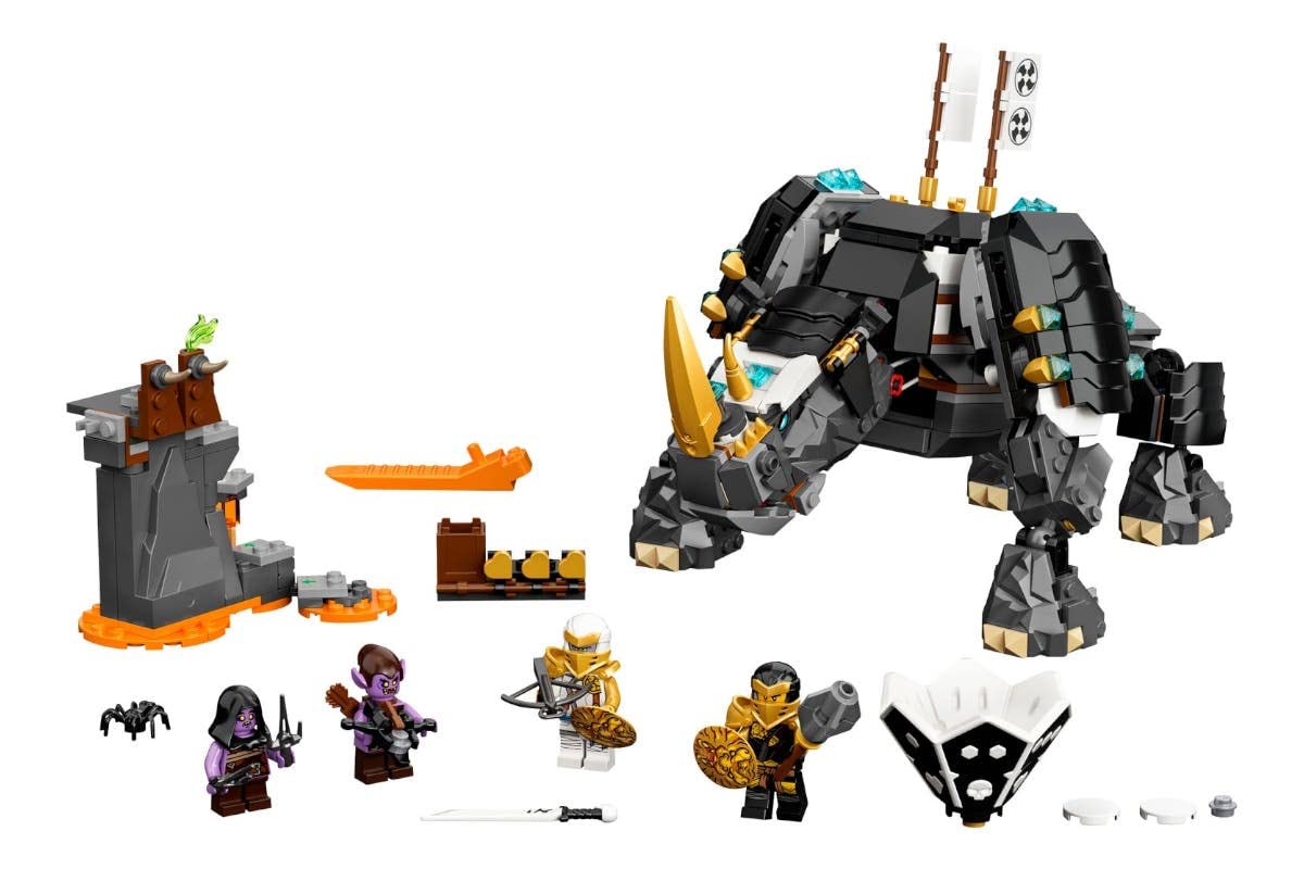LEGO NINJAGO Zane’s Mino Creature 71719 Board Game Adventure, Ninja Building Set for Kids (616 Pieces)