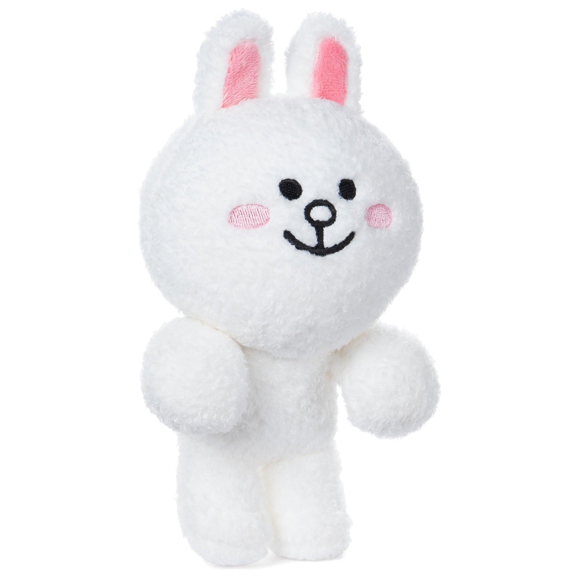 GUND LINE Friends Cony Dangler Hanging Plush Stuffed Animal Rabbit, White, 6"
