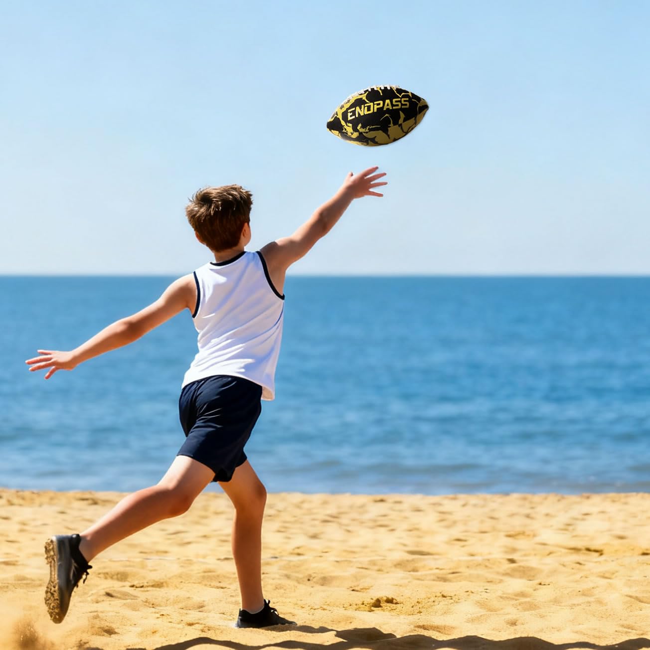 ENDPASS Waterproof Footballs for Pool & Beach Outdoor for All Ages