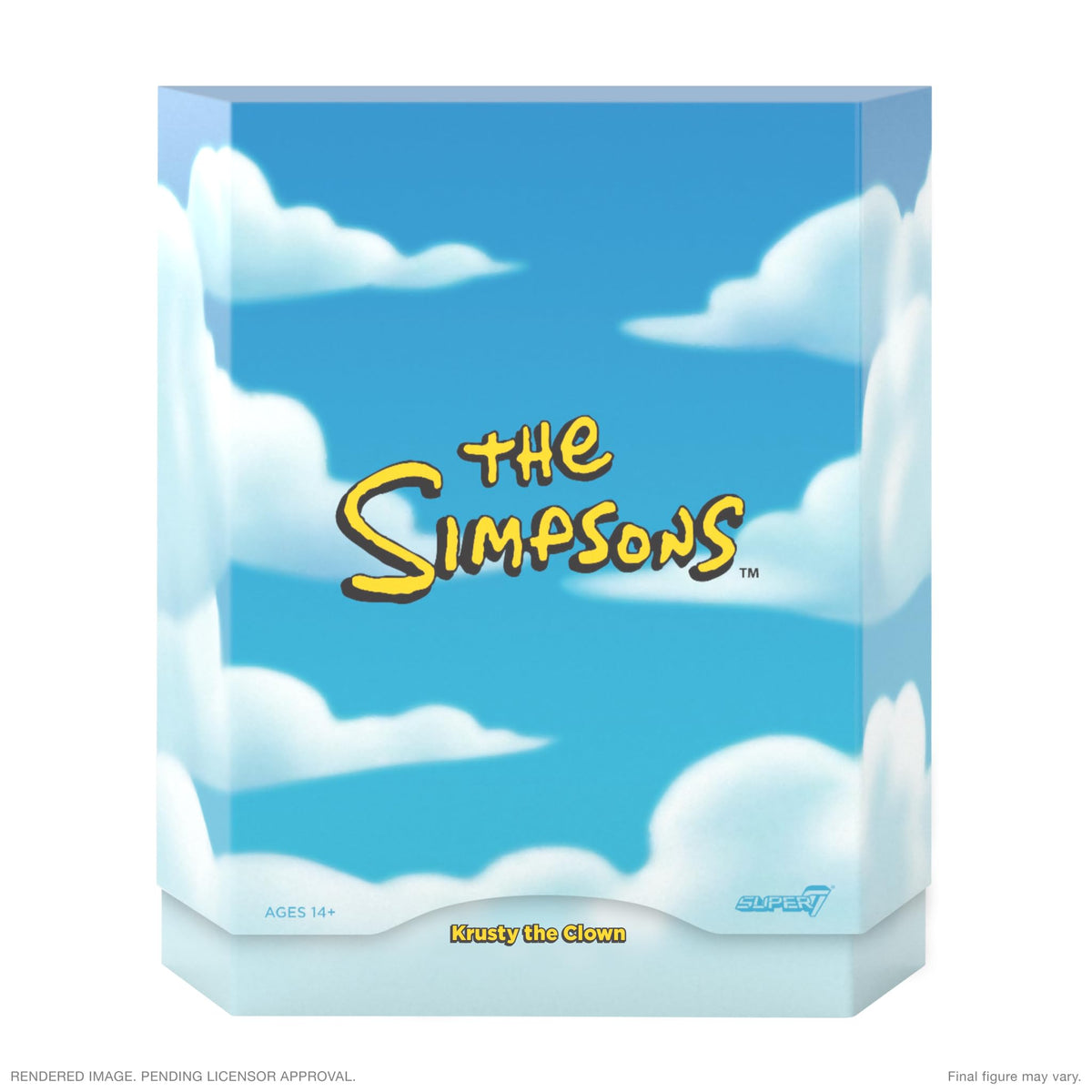 Super7 Ultimates The Simpsons Krusty the Clown - 7" The Simpsons Action Figure with Accessories Classic TV Show Collectibles and Retro Toys