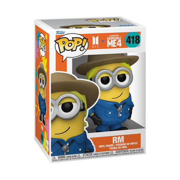 Funko POP! Rocks: Minions X BTS - RM - BTS + Minions - Collectable Vinyl Figure - Gift Idea - Official Merchandise - for Kids & Adults - Movies, Music