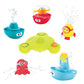 Yookidoo Stackable Baby Bath Toy (Ages 1-6 Years) Stack N' Spray - 7 Moveable Pieces - Interactive Fun Toy for Bath Time - for Toddlers, Babies, Kids