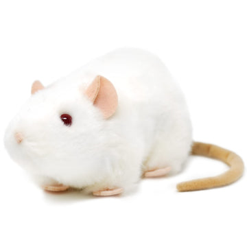 TigerHart Wylie The White Rat - 7 Inch Stuffed Animal Plush
