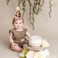 DSAANE Western Cowboy Party Hats - First Birthday Crowns for Decorations, Dress Up Photo Props