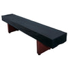 Hathaway 9-Ft Shuffleboard Table Cover - Black Synthetic Leather with Soft Cotton Backing - Durable Dust and Spill Protection for Game Room