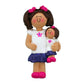 3D Brunette Toddler Ornaments for Christmas Tree 2026 - Brunette Doll Ornament for Kids Cozy Pajama Ornament for Girl Personalized Christmas Ornaments