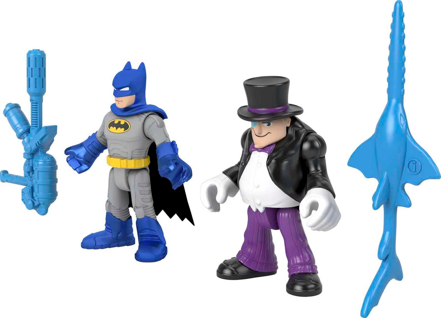 Fisher-Price Imaginext DC Super Friends Batman & The Penguin Figure Set for Preschool Kids Ages 3 to 8 Years