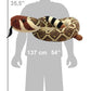 Wild Republic Snakesss Western Diamondback Rattlesnake Stuffed Animal - 54"