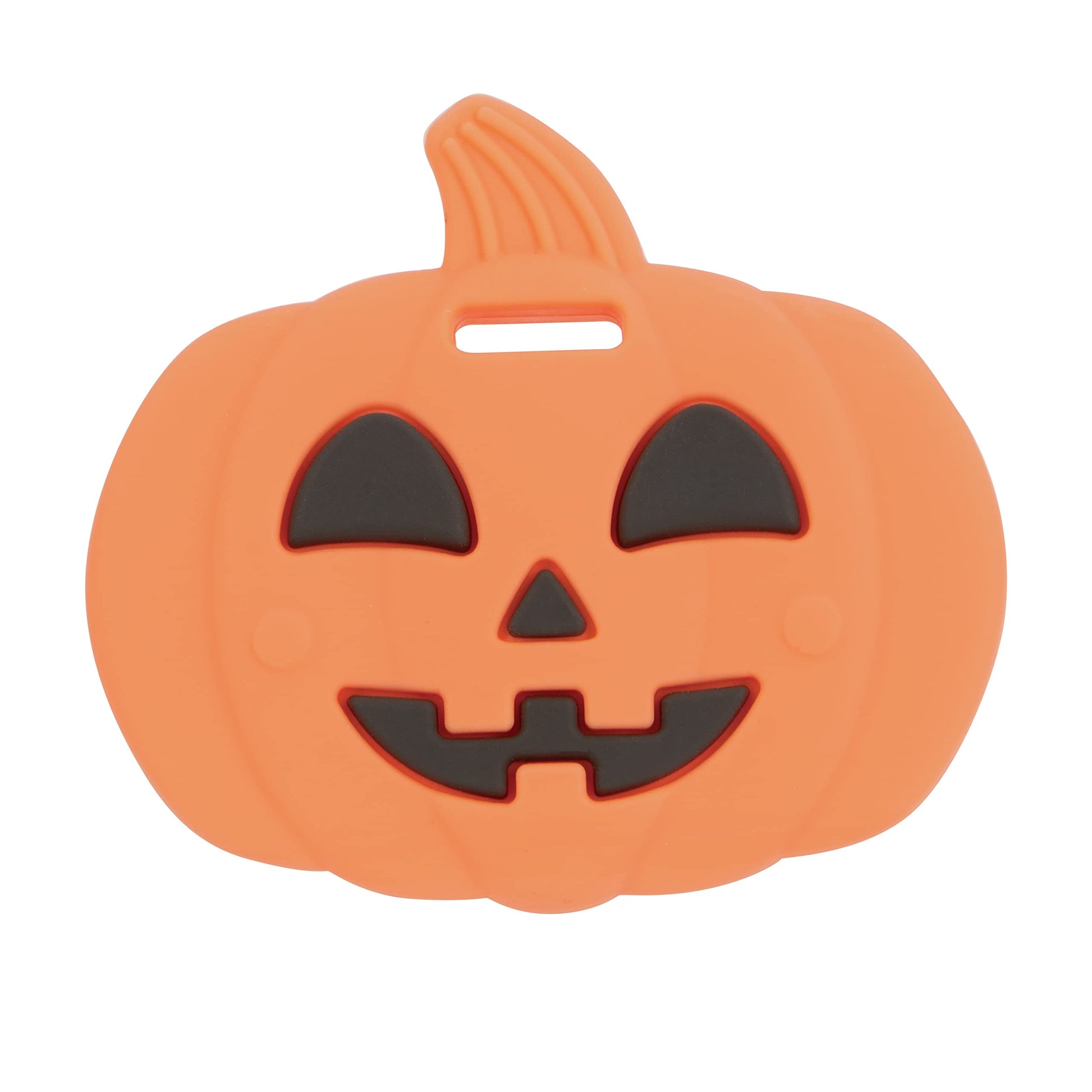 Nuby All Silicone Pumpkin & Chocolate Bar Teether - 2 Pack, 3+ Months