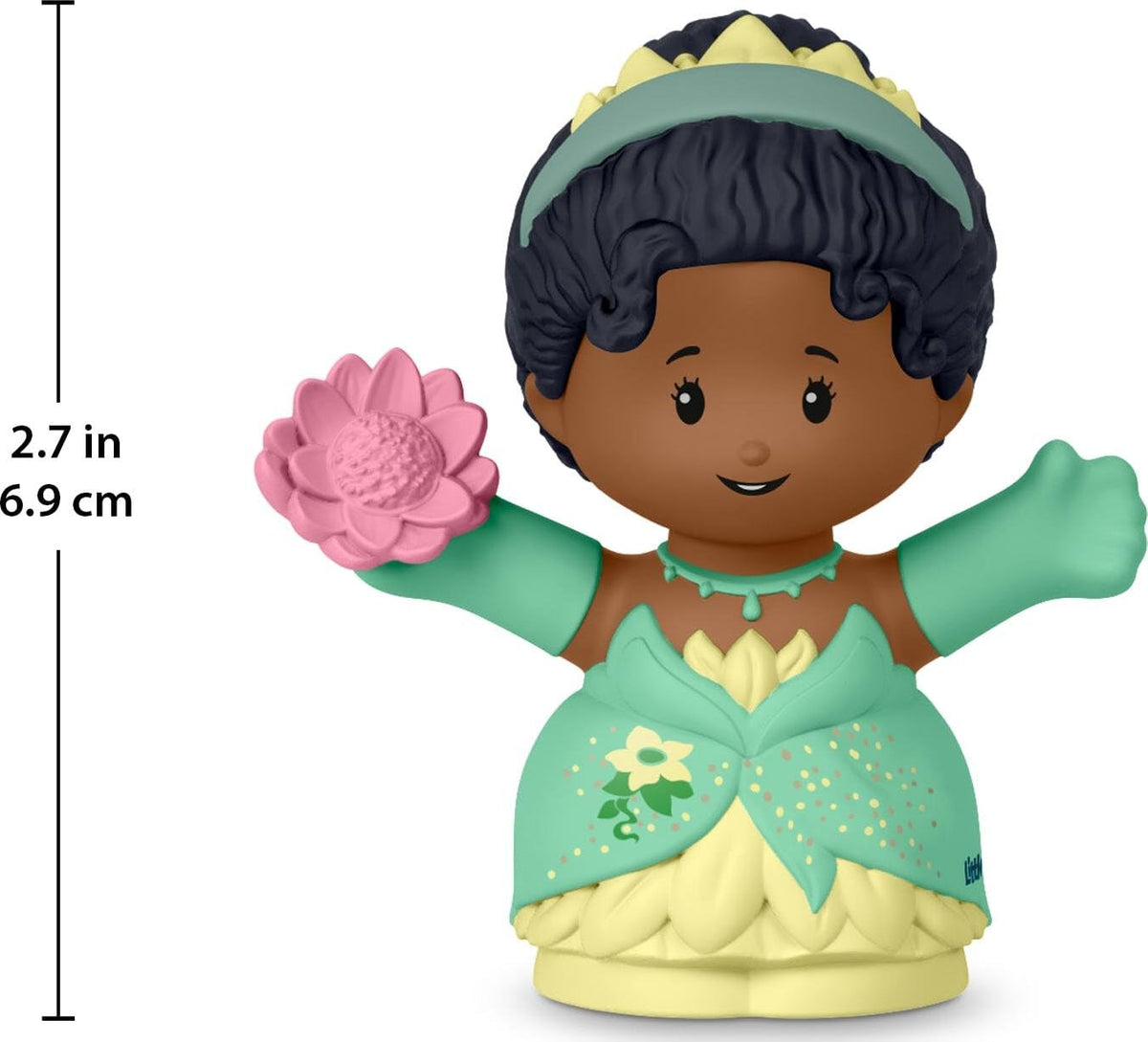 Disney Princess Tiana Little People Single Character Figure Toddler Toy for Pretend Play