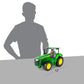 TOMY John Deere Lights & Sounds Tractor Toy - Free-Rolling Wheels and Realistic Electronic Lights and Engine Sounds - Indoor or Outdoor Play - Kids