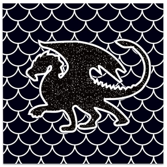 116Pcs Black Dragon Party Tableware Set,Medieval Dragon Party Supplies