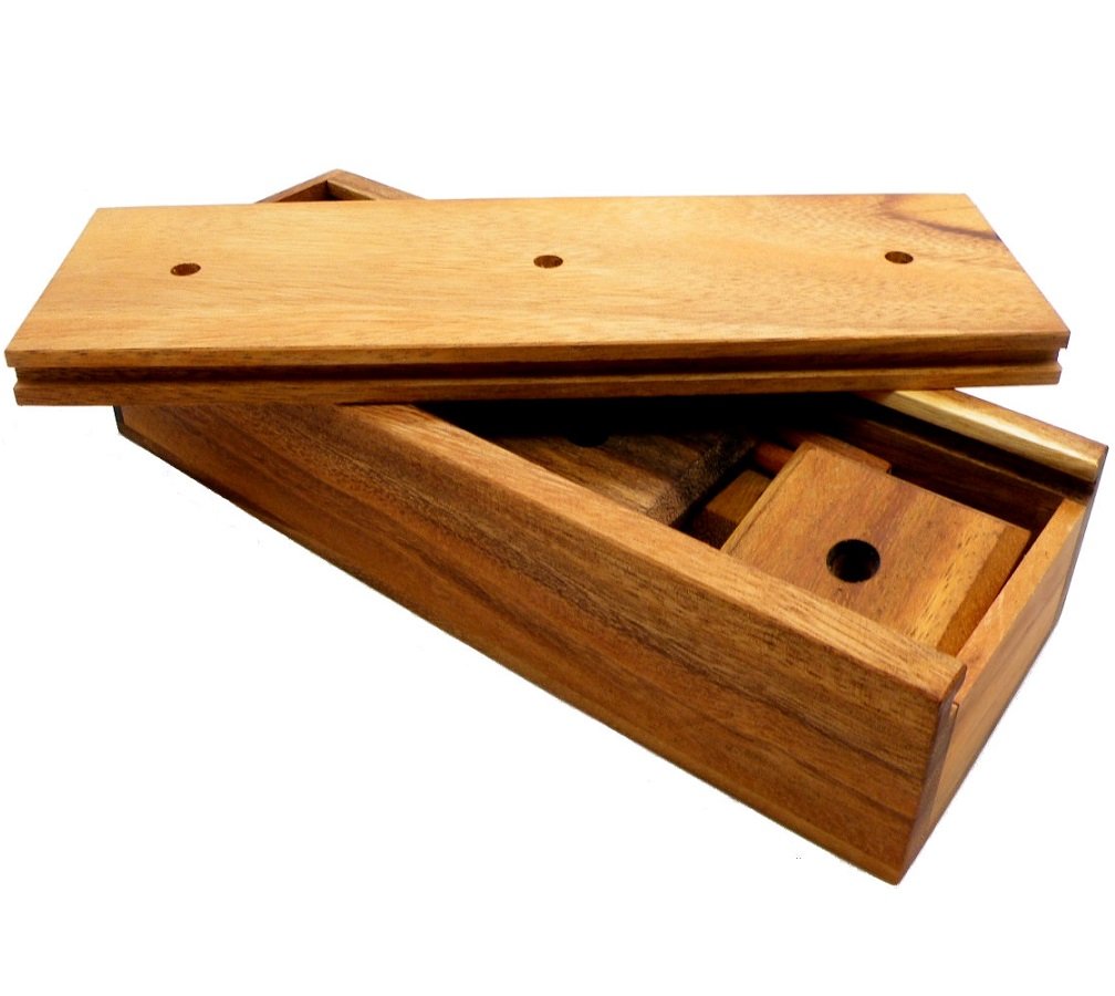 Tower of Hanoi Chedi 7 Layers - Wooden IQ Puzzle Brain Teaser