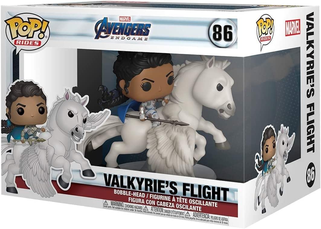 Funko Pop! Ride: Avengers Endgame - Valkyrie's Flight Bobblehead
