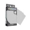 Curator® Tournament TCG Matte Sleeves - Standard Size (66x91mm) w/Black Backs - Non-PVC - “Parchment” (Off White) Palette Series - Compatible with