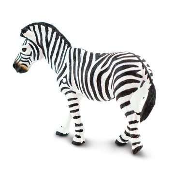 Safari Ltd. Plains Zebra Figurine - Realistic 5" Model Figure - Educational Toy for Boys, Girls and Kids Ages 1+