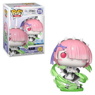 Funko Re:Zero Ram Wind Magic GW Pop! Plus RS Vinyl Figure