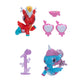 Jazwares Mermicorno: Starfall Octokyo Playset - 2 Mermicorno Figures, 4 Accessories, 3 Areas of Play - Ages 5+ - Officially Licensed Product