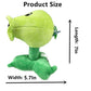 JHESAO 3 PCS Plants and Zombies Peashooter Plush Pea Sets Zombies Toys PVZ Plushies 1 2 Stuffed Soft Doll Pea 3 New