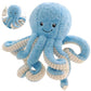 JOSON Cute Octopus Plush Toys, Soft Octopus Stuffed Animals, Girls and Boys Adult Birthday (16 Inch, Blue)