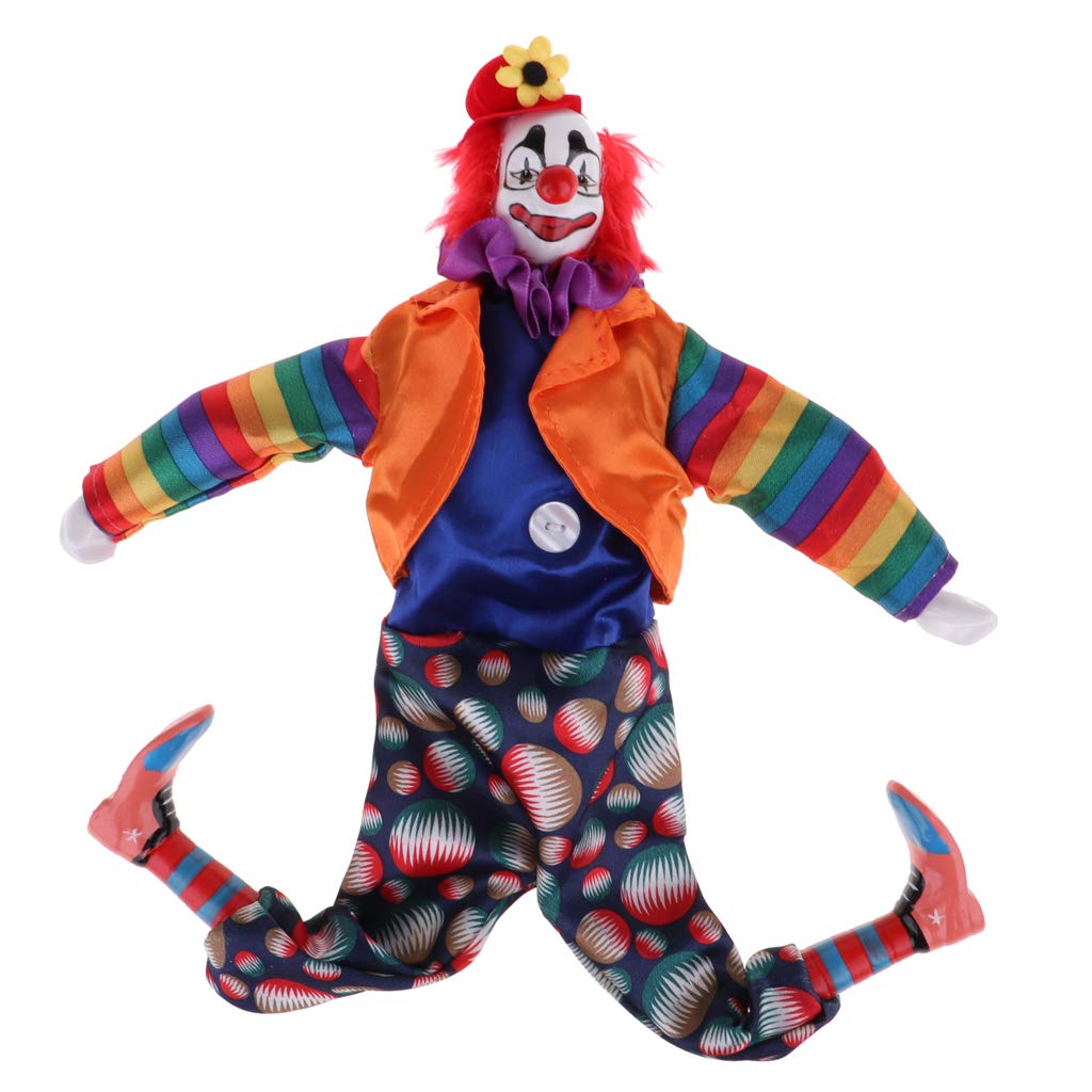 menolana Porcelain Clown Doll Halloween Christmas Decoration Souvenirs Collections #3