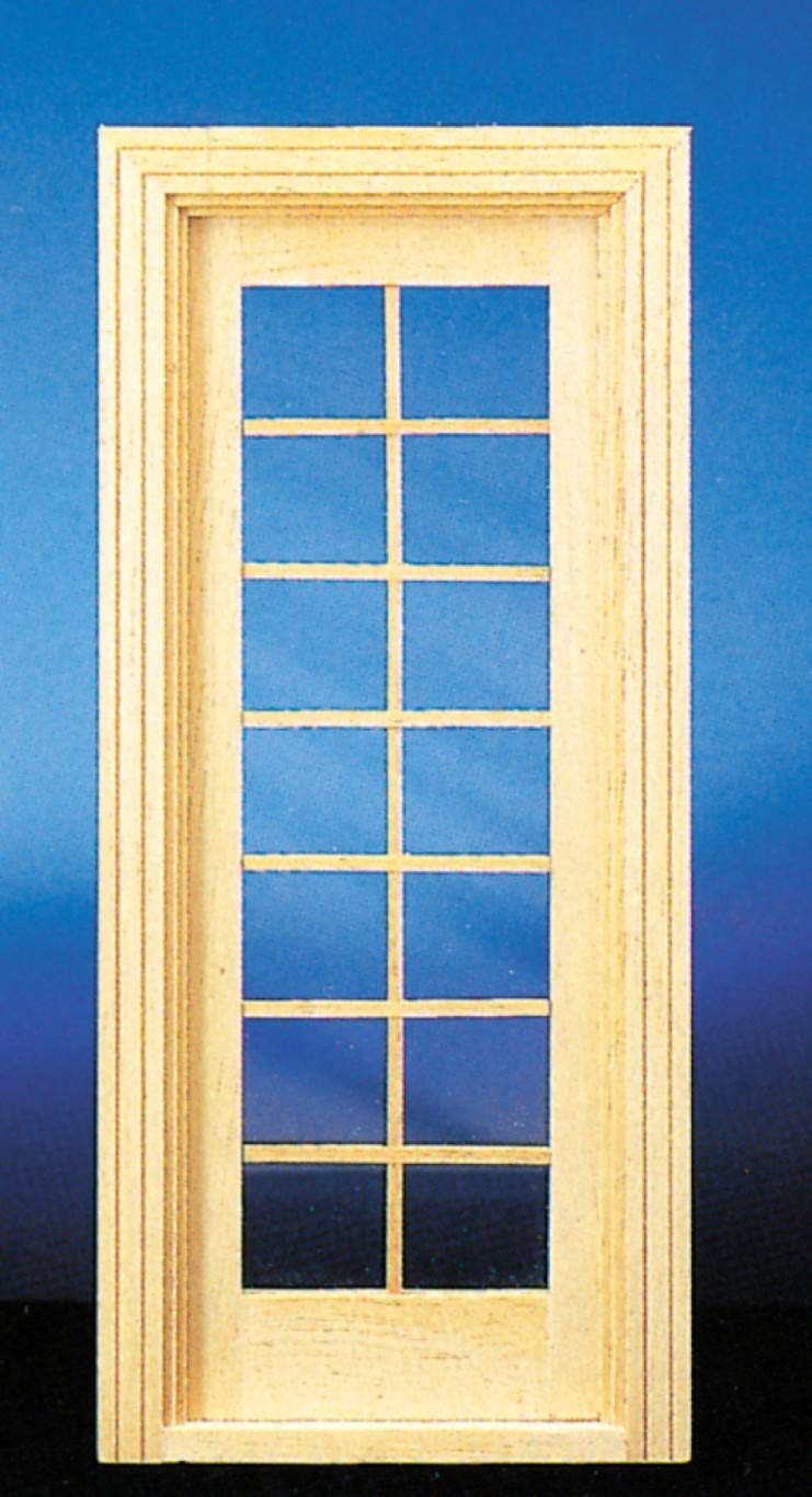 Classics Dollhouse Miniature French Door for Interior or Exterior