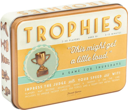 Facade Games Trophies Card Game - Quick and Simple Word Party Game for 2-30 Players