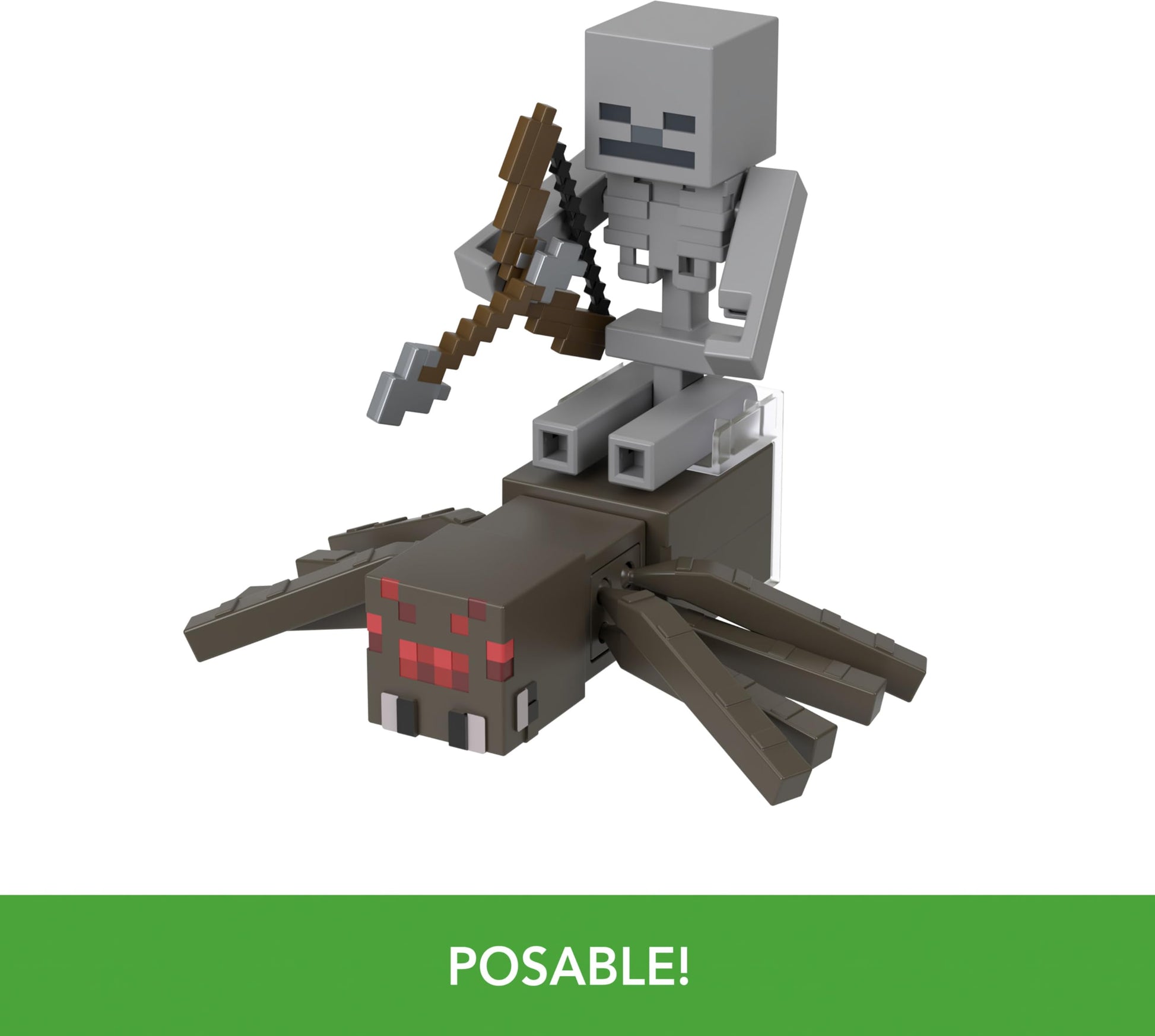 Mattel Minecraft Toys, 3.25-inch Action Figure 2-Packs, 2 Figures and 2 Accessories, Collectible Gifts for Kids, HLB29